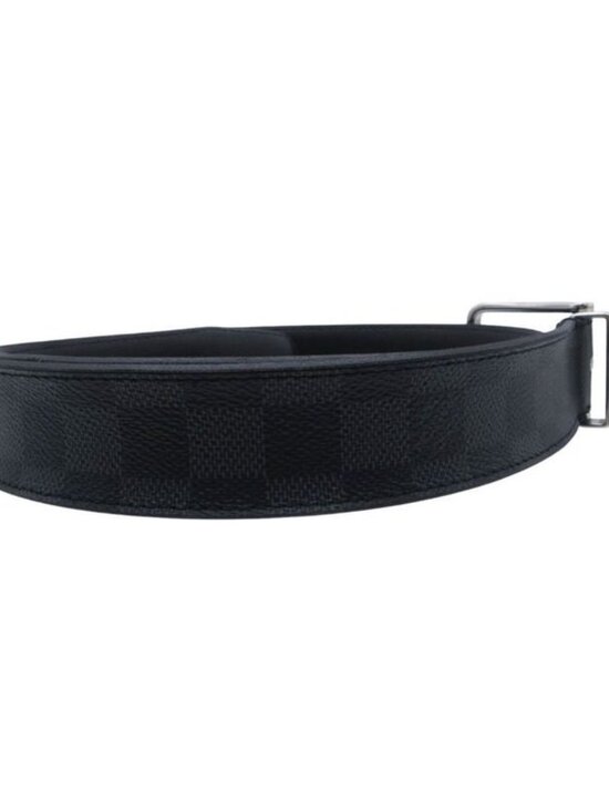 Louis Vuitton Belt Ceinture Pont Neuf Damier Graphite Canvas Black main image 7